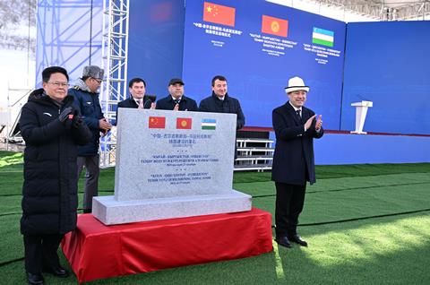 China – Kyrgyzstan – Uzbekistan railway construction officially launched (Photo Kyrgyzstan President's Office) (3)