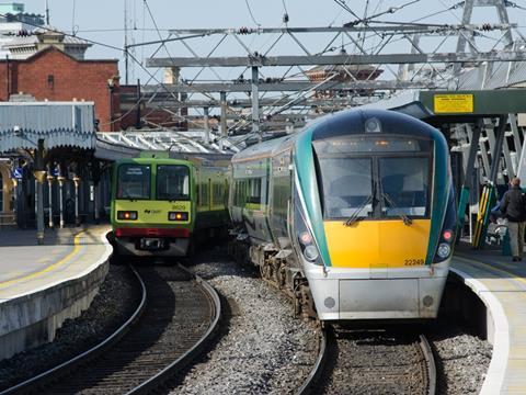 Suburban electrification, main line upgrading and new rolling stock are included in the Irish government’s 2018-27 National Development Plan.