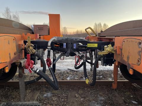 Digital automatic couplers are now being tested by Green Cargo (Photo Maria Lindholm, Green Cargo)