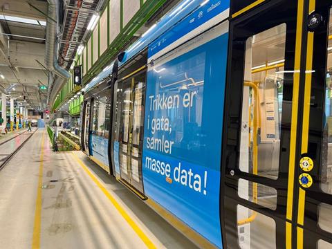 Oslo data collection tram (Photo Sporveien)