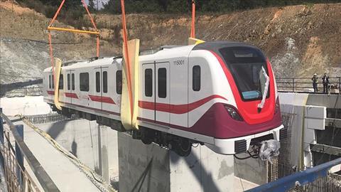 tr-CRRC cars for Istanbul metro airport line-1