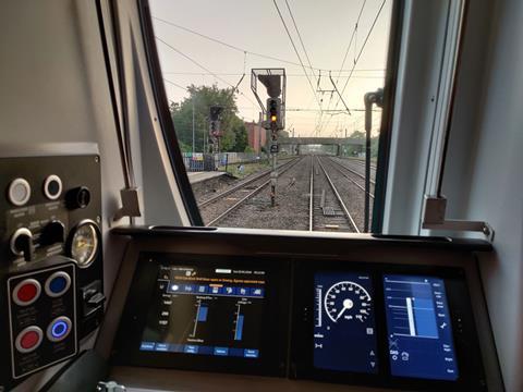 Class 717 ETCS Level 2 test train (Photo GTR)