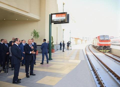 Bashteel station opening (image Egypt State Information Service (2)