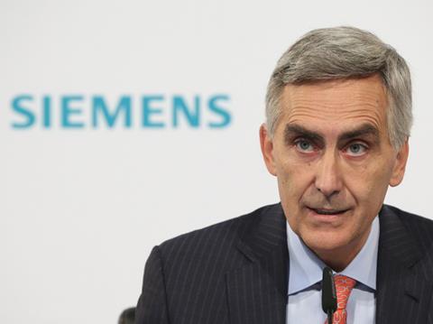 Siemens President & CEO Peter Löscher.