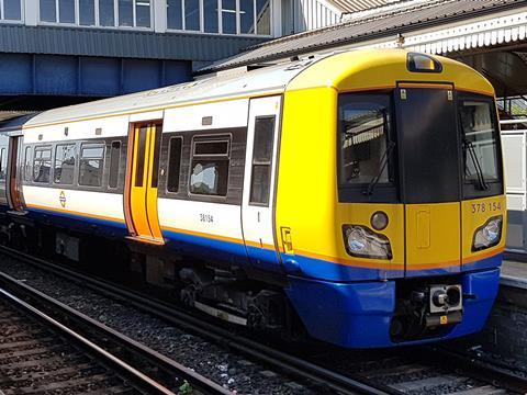 London Overground train.