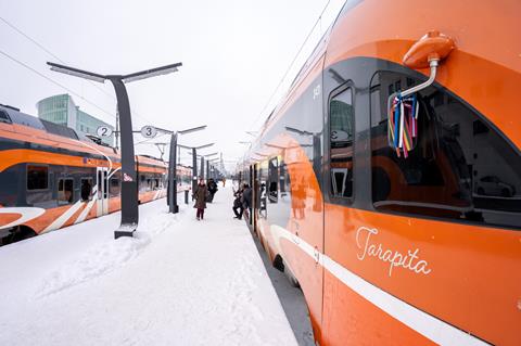 Baltic capitals train ribbons