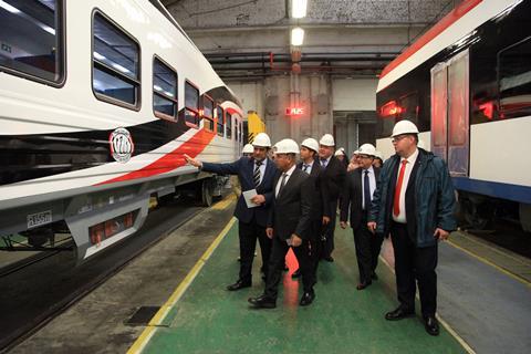 Minister of Transport Kamel al-Wazir visited Transmashholding’s Tver Carriage Works.