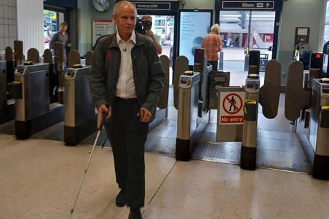 Station navigation app for visually impaired passengers on test