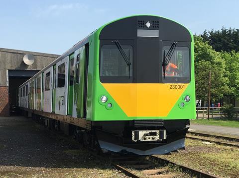 Vivarail's prototype Class 230 D-Train diesel multiple-unit.