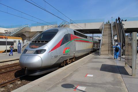 Al Boraq high speed train at Rabat