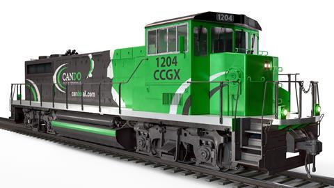 Cando Li-Ion Battery Locomotive Rendering