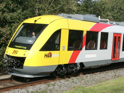 Hessische Landesbahn train.