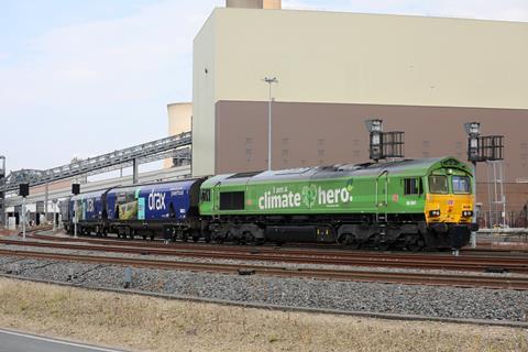 Drax train (Photo DB Cargo UK)