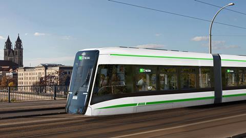 Magdeburg Alstom Flexity tram impression (Image Alstom DesignandStyling)