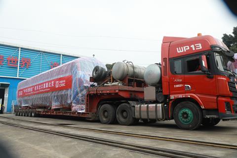 CFM SDD1 diesel loco delivery (Photo CRRC) (1)