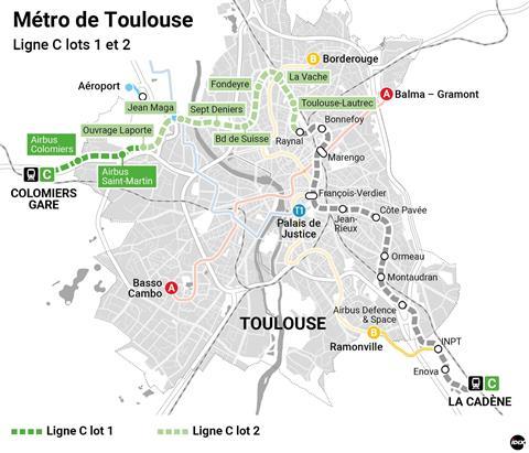 Toulouse Line C civils contracts