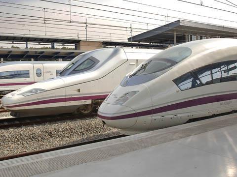 Spanish high speed trains