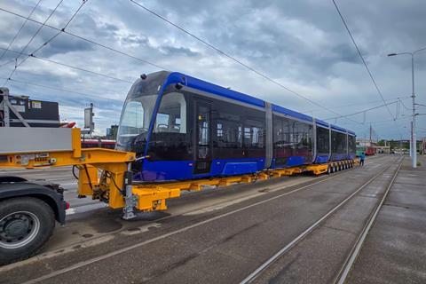 Bozankaya tram delivered to Beograd (2)