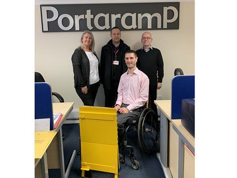 Greater Anglia has worked with design consultancy Trainways and manufacturer Portaramp to test a prototype wheelchair ramp.