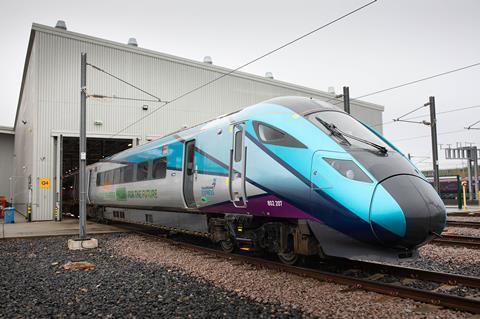 TransPennine Express battery Class 802 (Photo Hitachi Rail)