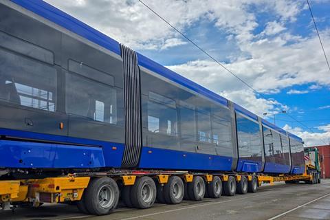Bozankaya tram delivered to Beograd (1)