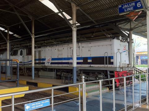 Train at Bandung.