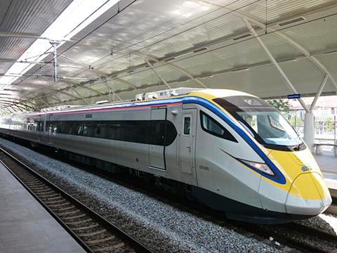 Malaysian national operator KTMB is now testing the first of 10 Class 93 inter-city EMUs being supplied by CSR Zhuzhou for newly-electrified routes north from Ipoh to Butterworth and the Thai border. The metre-gauge EMUs will operate at up to 160 km/h.