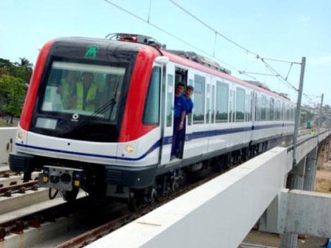 Alstom Metropolis working Santo Domingo metro Line 1.