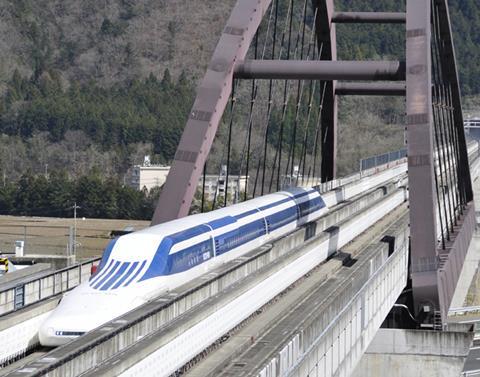 A new speed record has been set by a Central Japan Railway Series L0 maglev unit (File picture: Kazumiki Miura).