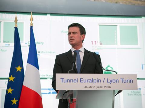 Prime Minister of France Manuel Valls attended the ceremony at Saint-Martin-La Porte (Photo: Caroline Moureaux).