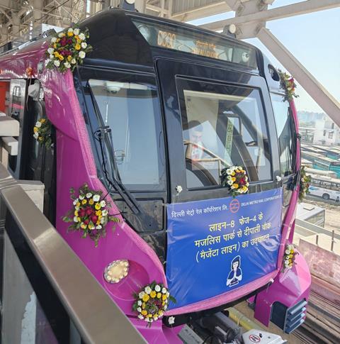 Delhi metro opening (image DMRC)