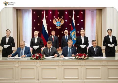 Agreements on the organisational structure, financing and risk allocation for the Moskva – St Petersburg high speed rail project were signed