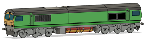 Class 66 dual fuel by G-volution and SBL-Rail
