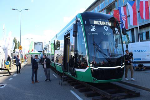 Bozankaya unveils three section Iasi tram (image Railway Gazette) (1)