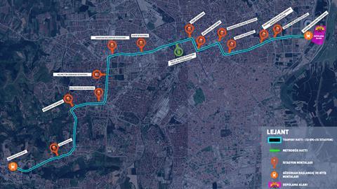 Adapazarı tramway (image Sakarya municipality)