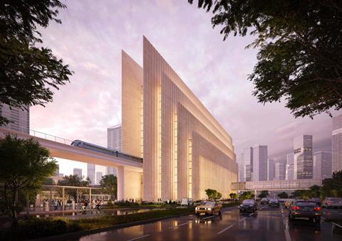 Dubai Blue Line station impression (Image: Dubai Media Office)