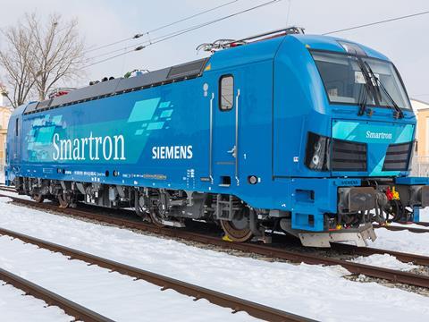 Siemens has launched the Smartron electric locomotive.