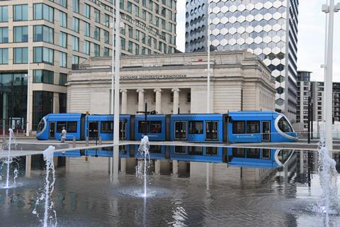 Birmingham West Midlands Metro tram (Photo: CAF)