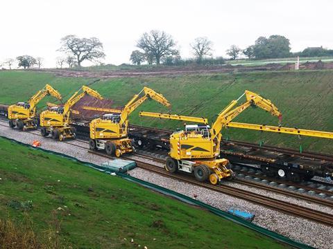 Colmar road-rail loaders.