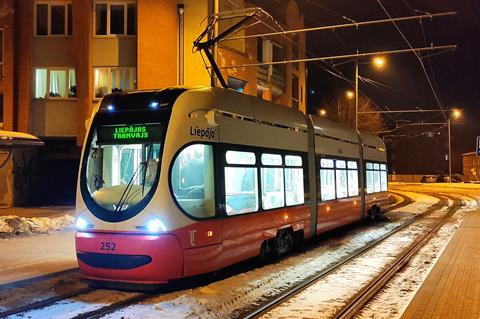 Liepājas Tramvajs has begun testing the first of 14 Končar KEV 2300 LT trams ordered in three batchs in 2018-21.