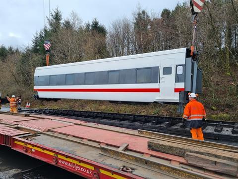 The Global Centre of Rail Excellence has taken delivery of a coach donated by Talgo.