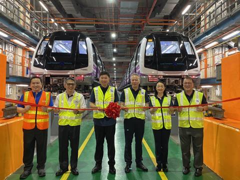 The first of six additional Metropolis trainsets supplied by Alstom entered service from July 28 on Singapore’s North East Line.