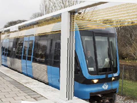 SKD-Hitec has demonstrated a platform screen door made from wire ropes at Stockholm’s Åkeshov metro station.