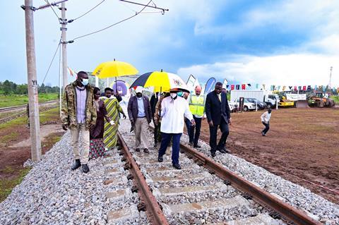 Uganda SGR ceremony (Photo President, X)