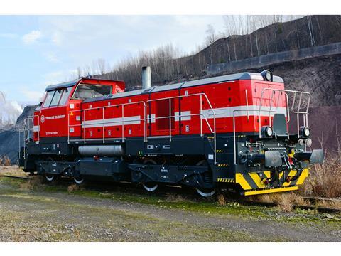 Two EffiShunter 500 diesel-electric shunters were delivered to the Trinecké Železárny steelworks in 2015-16 (Photo: CZ Loko).