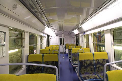 Refurbishment of Paris RER Line B MI84 EMU (Photo: Jean-Paul Masse).