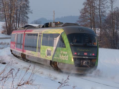 Deutsche Bahn VT642 test DMU.