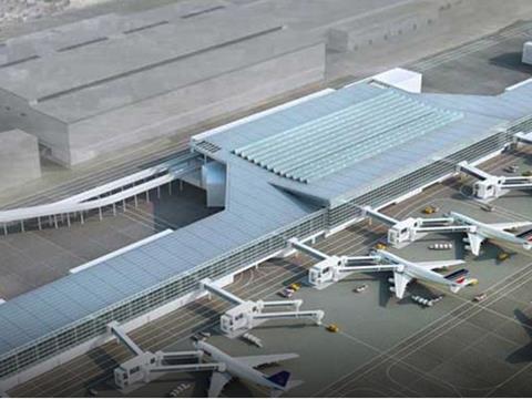 Impression of Dubai International Airport Concourse 4 (Image: Al Jaber LEGT Engineering & Contracting)