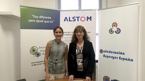 Alstom and the Madrid Asperger Association have signed a partnership agreement for people with Asperger syndrome to undertake pre-occupational professional internships