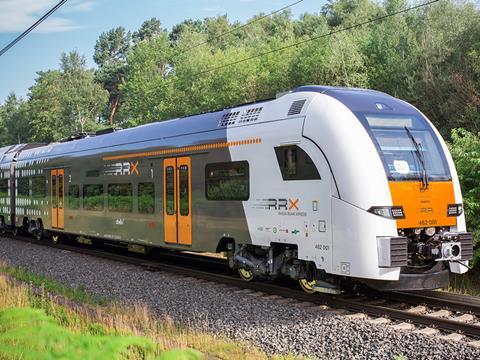 Siemens Desiro HC EMU for Rhein-Ruhr-Express services.